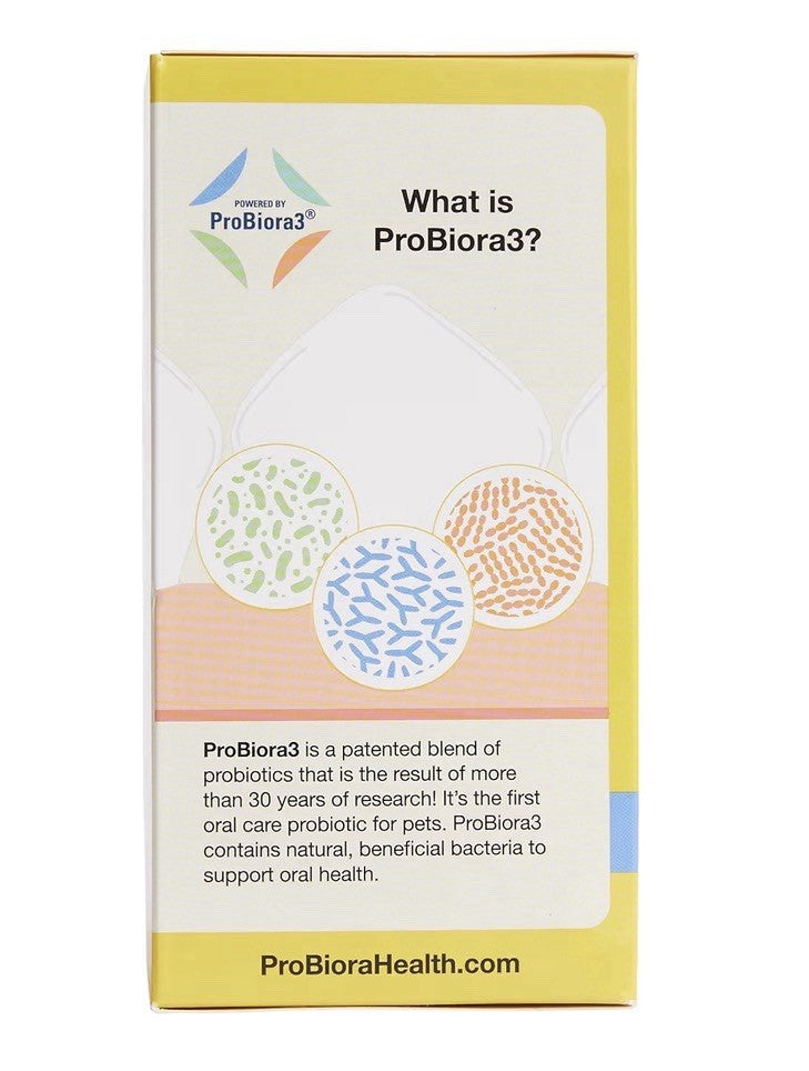 3 Pack Probiora Dogs Probiotic Supplement for Oral Dental Care Reduce Bad Breath