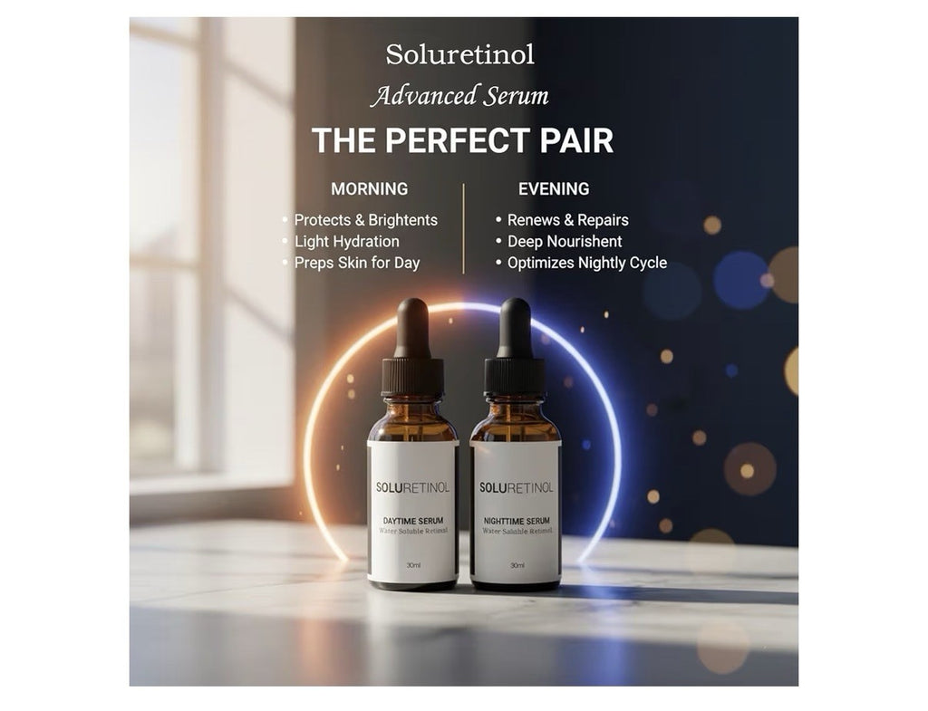 Soluretinol Advanced Wrinkle Serum Skin Renewing Day And Night System 30ml Each
