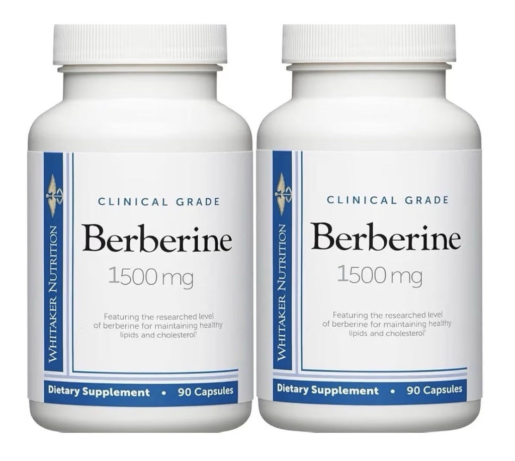 2 Packs Dr. Whitaker Clinical Grade Berberine 500mg Healthy Lipids & Cholesterol