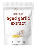 Micro Ingredients Aged Garlic Extract Odorless  2 Years Aged 300 Softgels