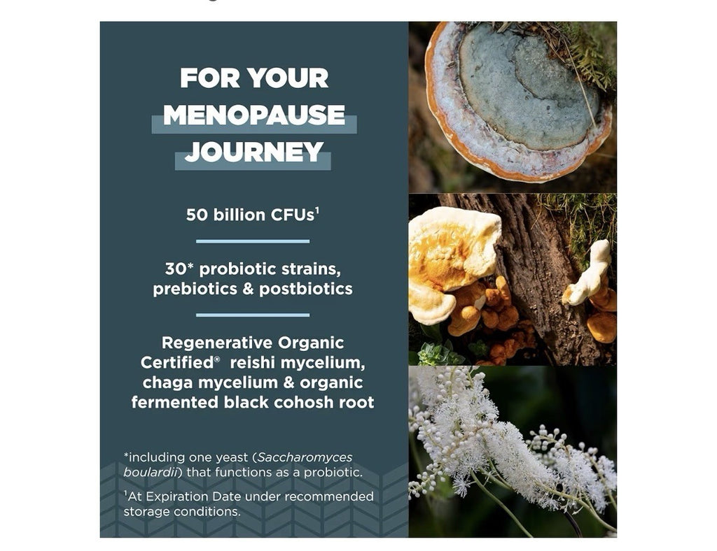 Ancient Nutrition Menopause Support Probiotics Women Regenerative Organic 60Cap