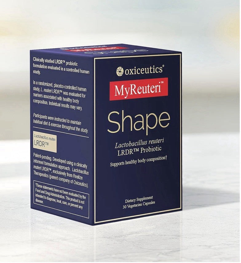 oxiceutics MyReuteri Shape Probiotic Lactobacillus reuteri LRDR Body Composition