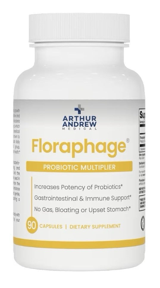 Arthur Andrew Medical Floraphage Probiotic Multiplier Prebiotic Formula 90 Caps