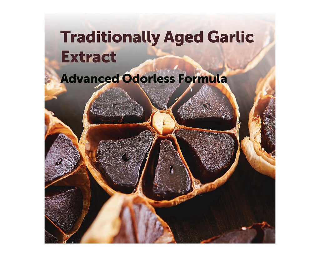 Micro Ingredients Aged Garlic Extract Odorless  2 Years Aged 300 Softgels