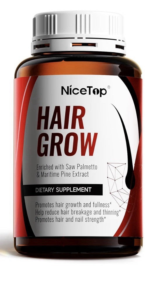 2 Pack NiceTop Hair Grow Supplement Hair Growth Fullness Reduce Hair Breakage