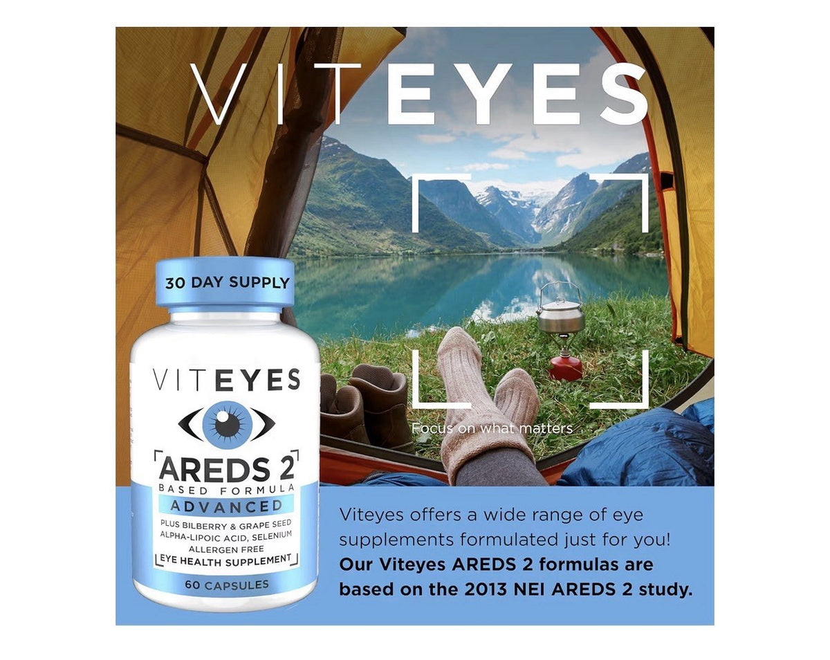 Viteyes AREDS 2 Advanced Based Formula Eye Macular Vision Health Support 60 caps