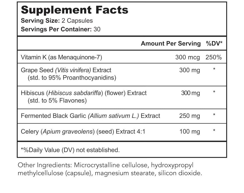 Bright Naturals Vaso Calm Healthy Blood Balance Supplement 3 Pack