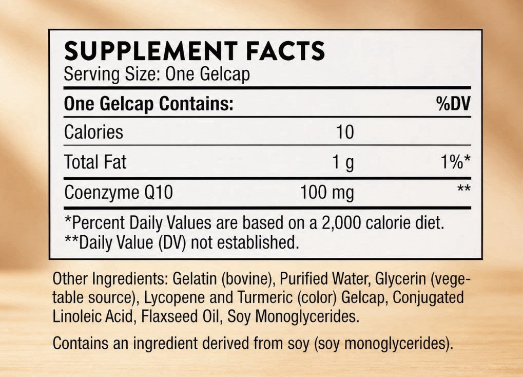 Thorne CoQ10 100 mg Optimally Absorbed Ubiquinone Dietary Supplement 60 Gelcaps