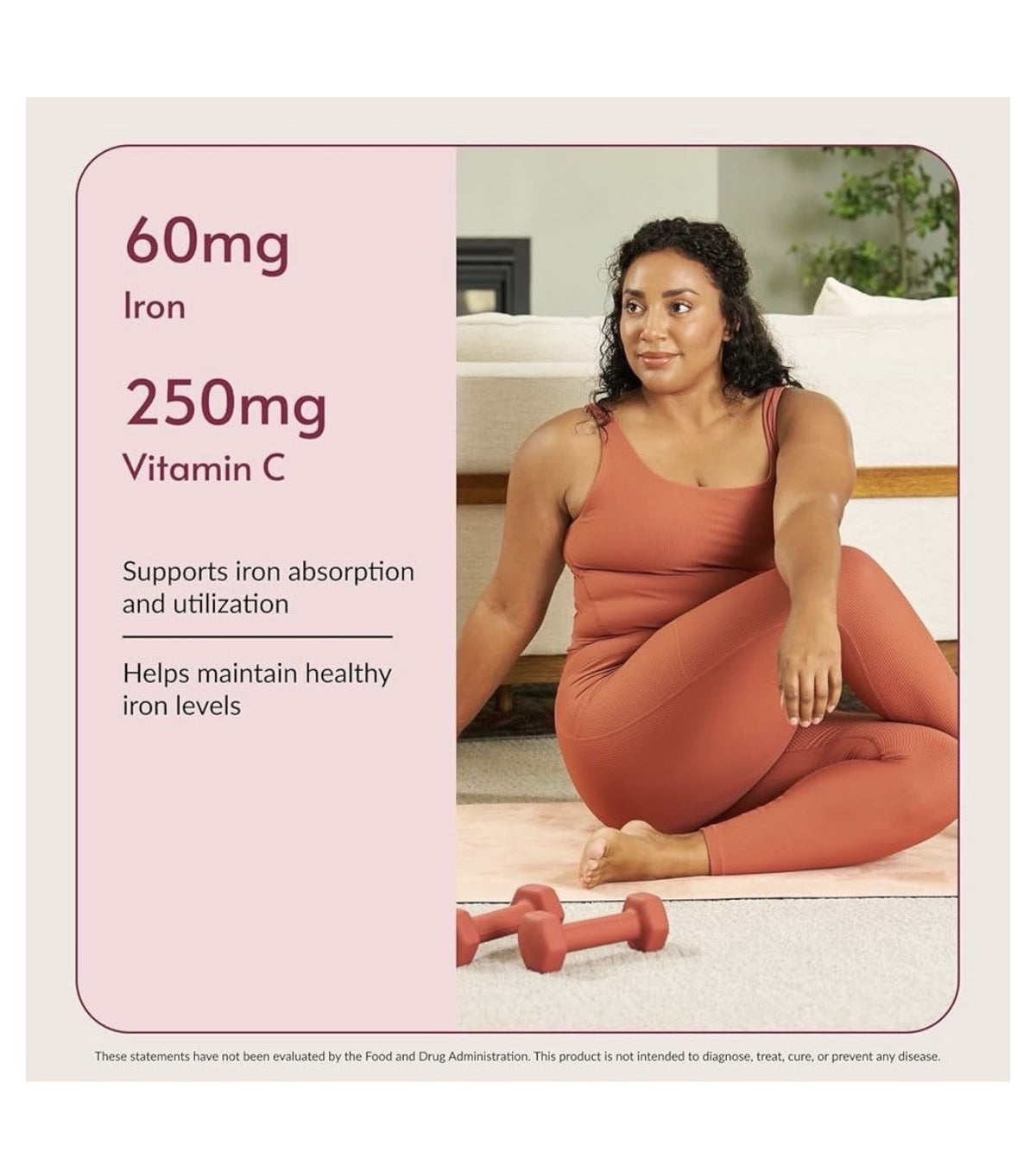 Bariatric Advantage Chewable Iron 60mg Vitamin C Bariatric Surgery Patient 270Ta