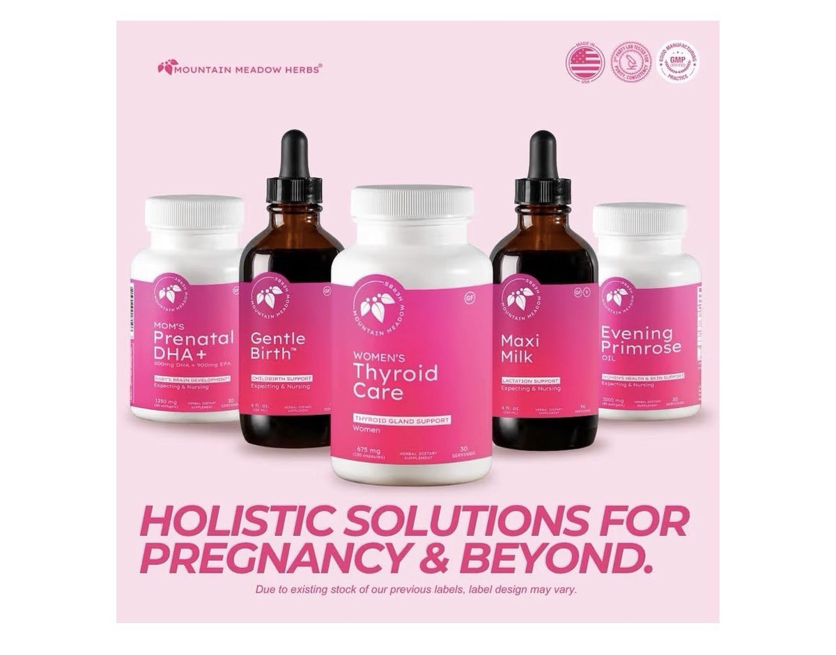 Mountain Meadow Herbs Women's Thyroid Care Natural Herbal Supplement 120Capsules