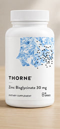 THORNE Zinc Bisglycinate 30 mg Dietary Supplement 60 Capsules