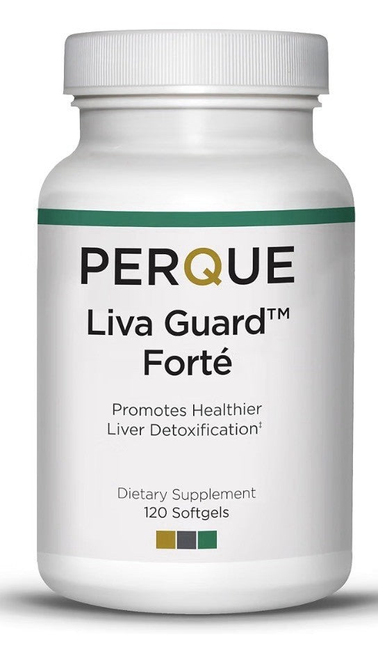 PERQUE Liva Guard Forte Promotes Healthier Liver Detoxification 120 Softgels