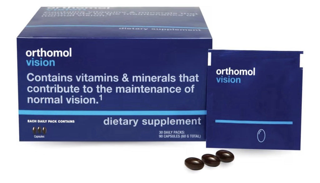 Orthomol Vision Comprehensive Eye Health Supplement Eye Wellness 30 Daily Packs
