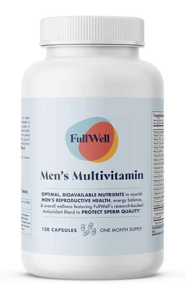FullWell Fertility Multivitamin for Men Daily Vitamin Conception Support 120caps