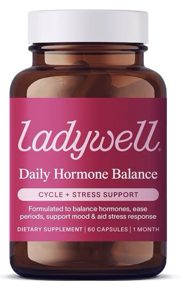2pack Ladywell Daily Hormone Balance Cycle Stress Mood Periods Support for Women
