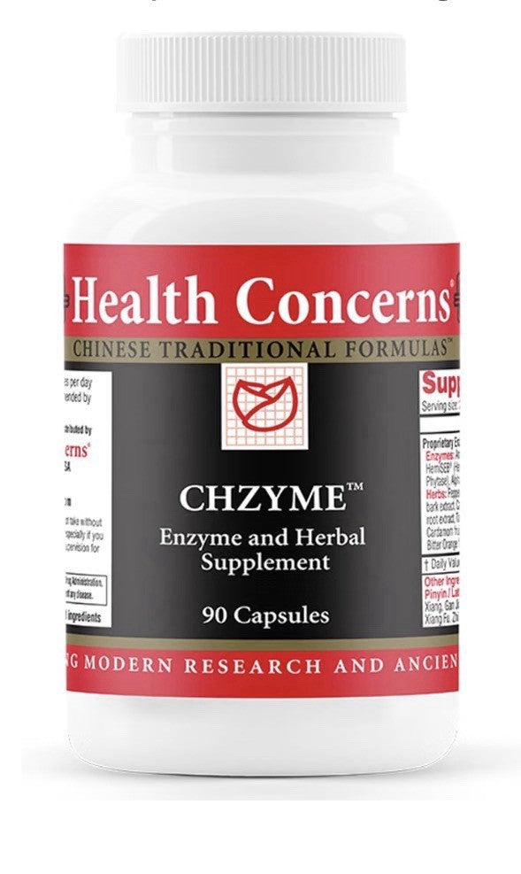 Health Concerns Chzyme Enzyme Herbal Supplement Digestion Bloating Qi Balance