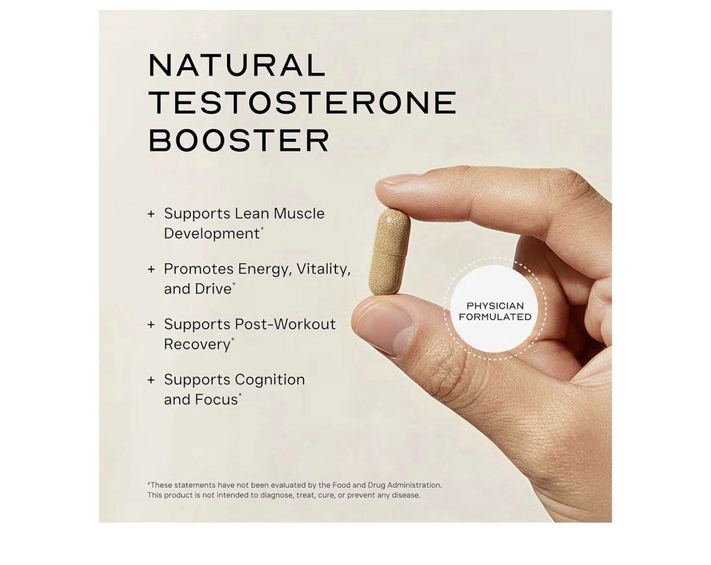 LEAN Nutraceuticals Testosterone Booster for Men Workout Energy Libido 180 Caps