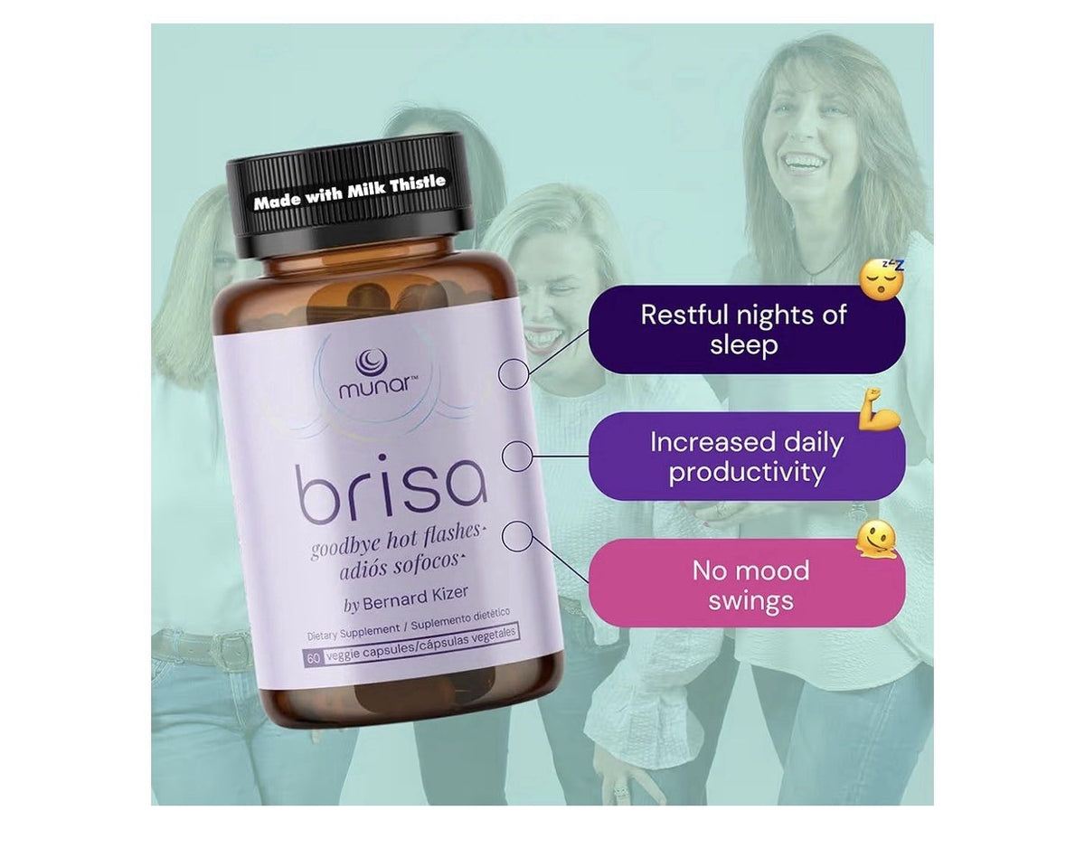 Munar Brisa Menopause Support Hot Flashes Relief Hormonal Balance for Women 60ca