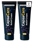 2 Pack CapsaCare Neuropathy Relief Cream Nerve Cream with Capsaicin Arnica MSM