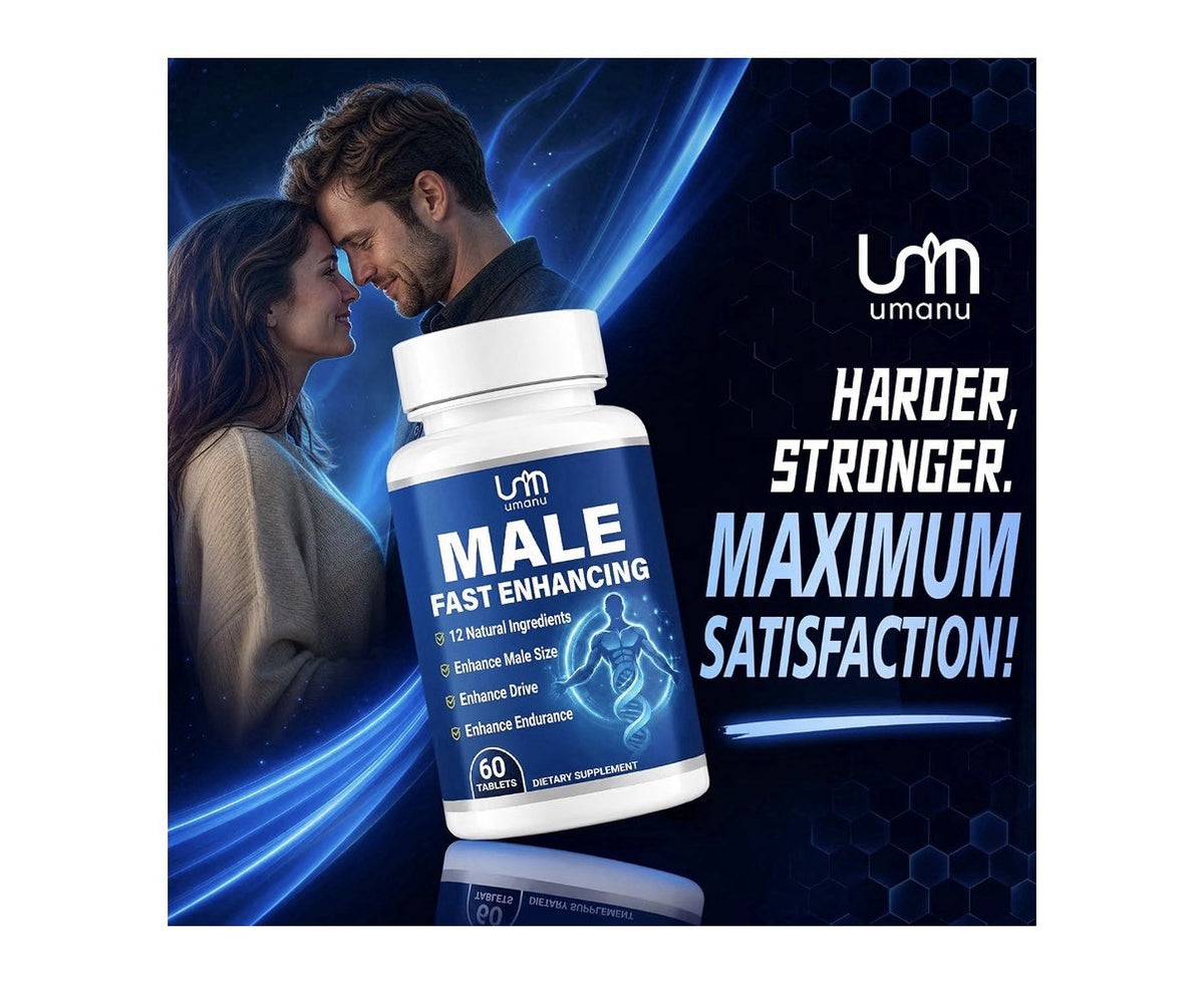 Umanu Male Fast Enhancing for Blood Flow Length Girth Stamina 60 Tablets