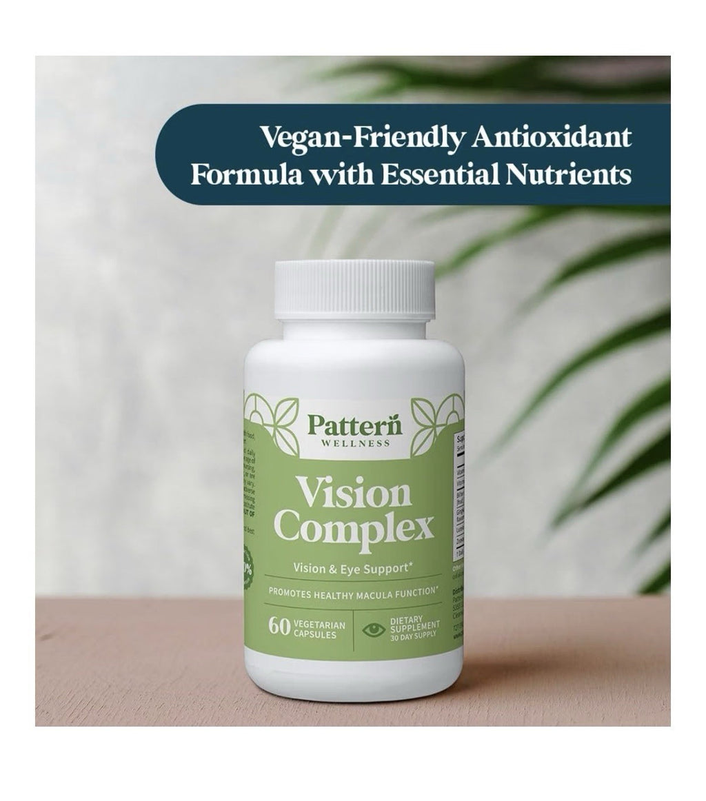 Pattern Wellness Vision Complex Vision & Eye Support Health Macula Function 60ca