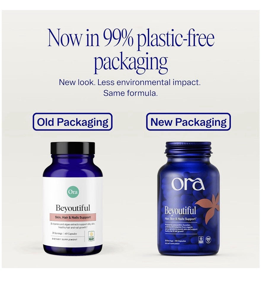 Ora Beyoutiful Hair Skin and Nails Support Beauty Supplement 60 Capsules