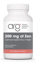 Allergy Research Group ARG 200 mg of Zen Calmness Support Day Or Night 120 Caps