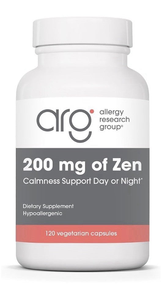 Allergy Research Group ARG 200 mg of Zen Calmness Support Day Or Night 120 Caps