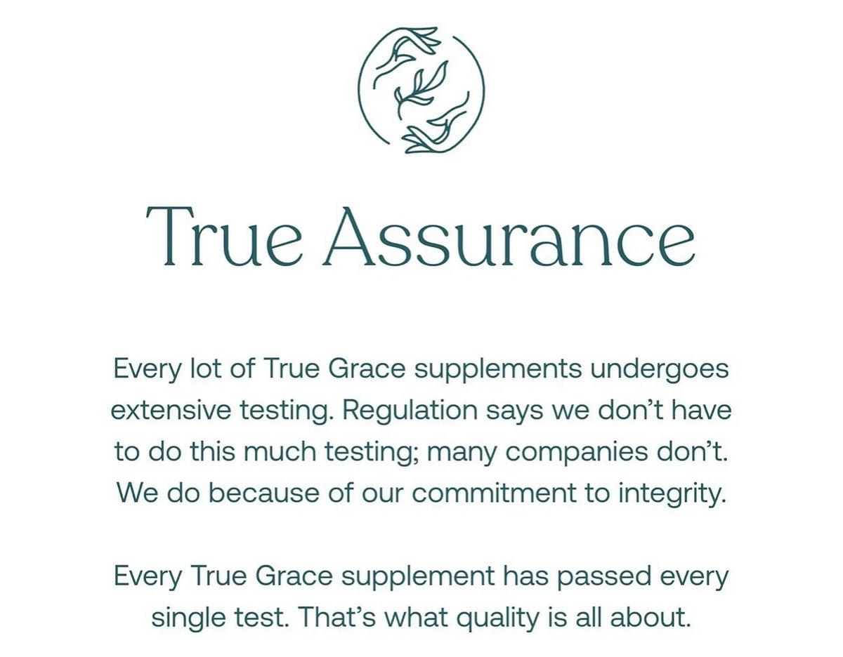 True Grace Daily Women Multivitamin 50+ Energy Longevity Heart Memory 60 Tablets