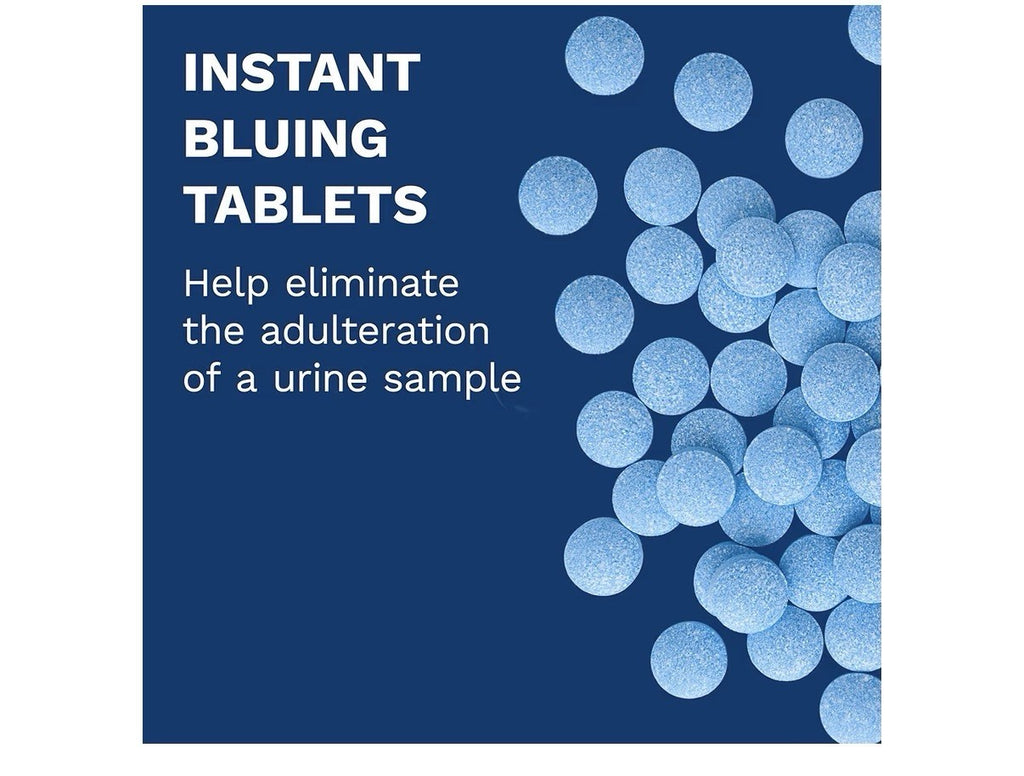 Instant Bluing Tablets Dissolves Toilet Water Test Adulteration Prevention 100ct