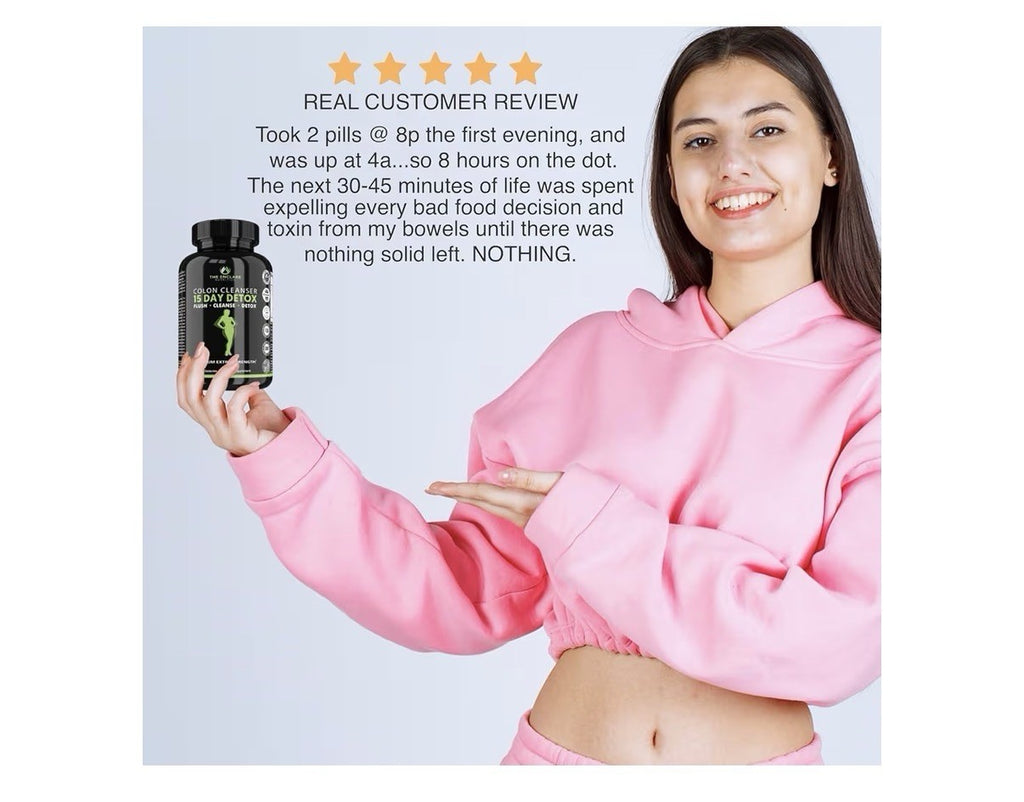 2Pack THE ENCLARE NUTRITION Colon Cleanse 15 Day Detox Flush Cleanse Women & Man
