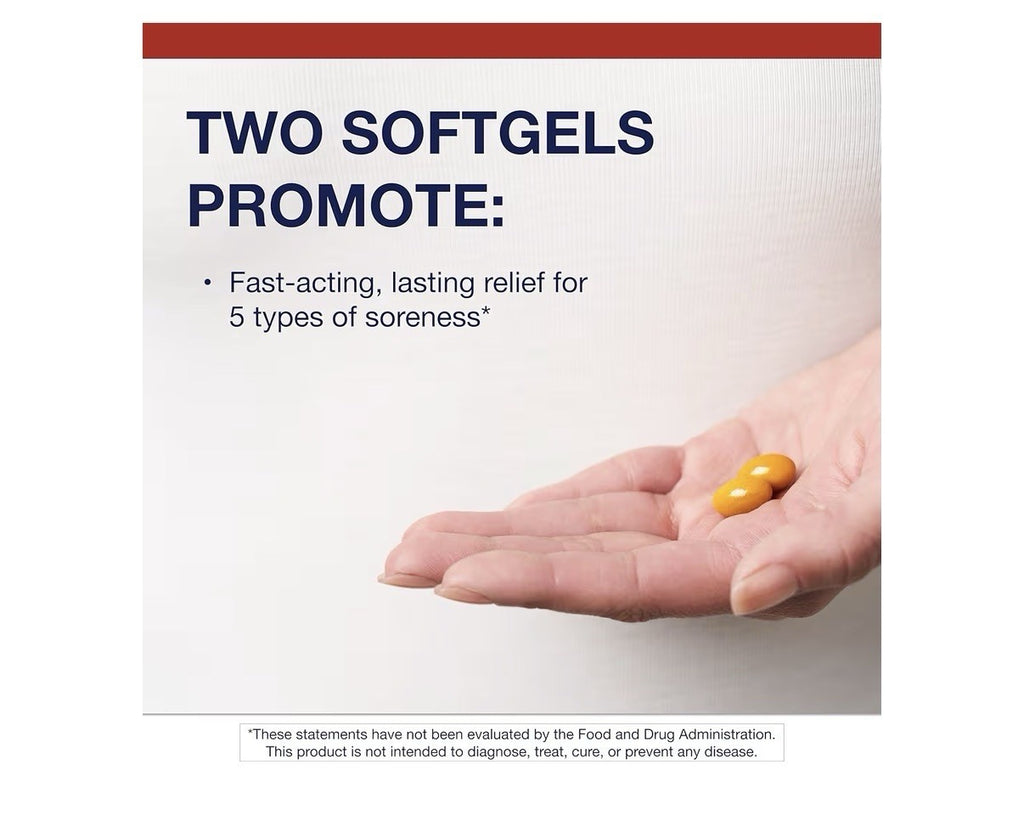 Metagenics Rapid Relief Body Soreness Herbal Muscle Back Joint Discomfort 20sgel