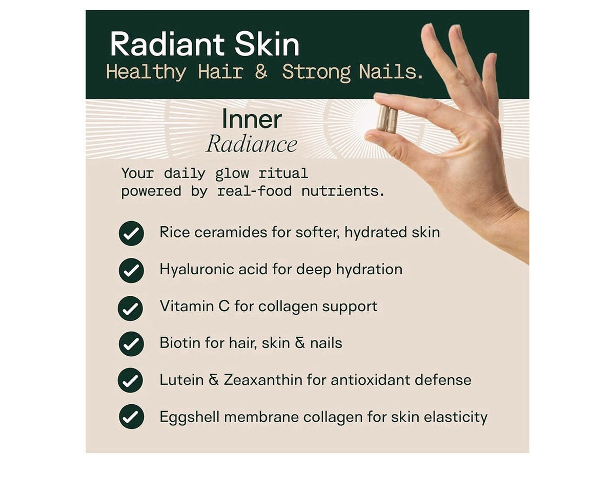 Adapt Naturals Inner Radiance Nourish your beauty and vitality from within 60cap