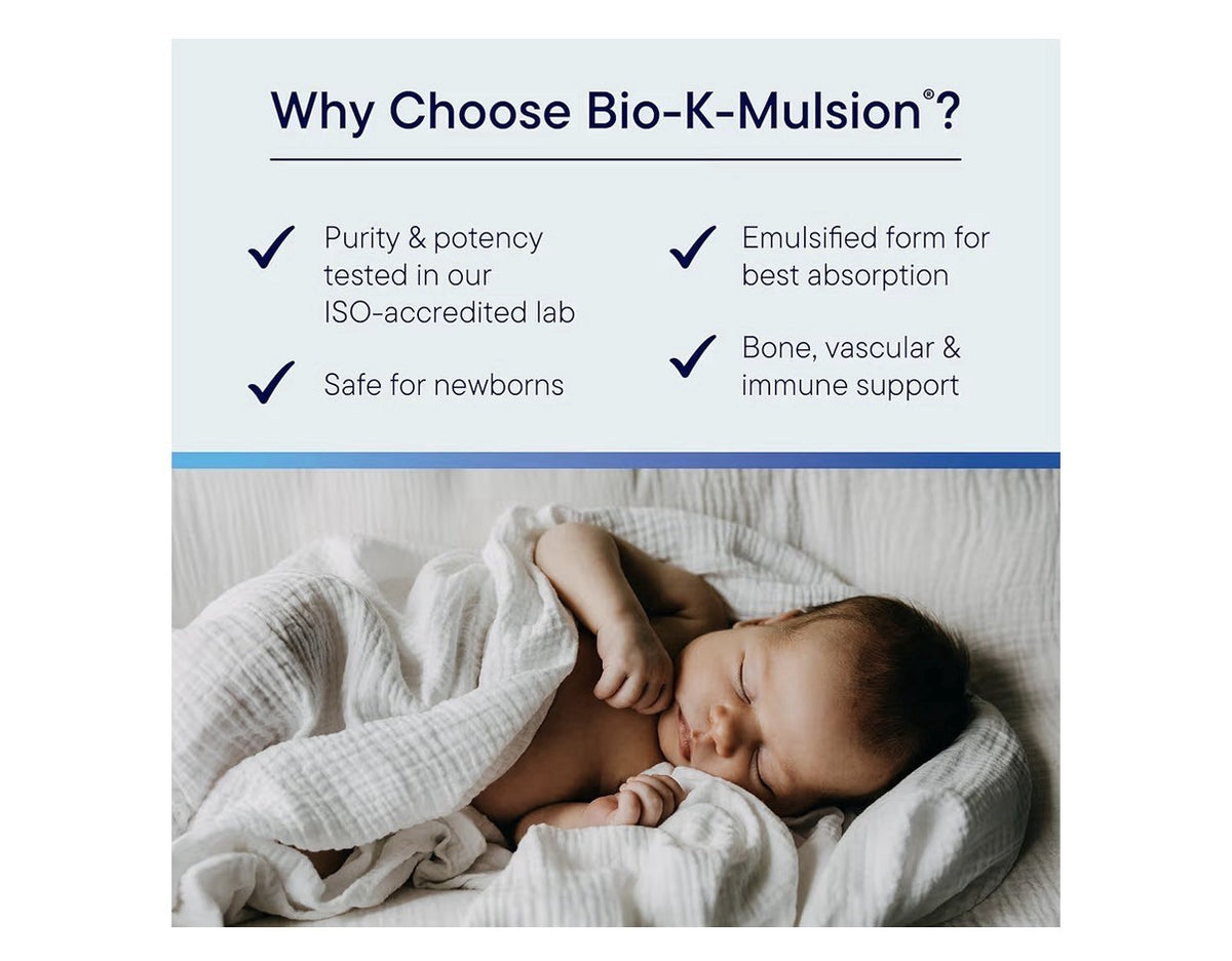 Biotics Research Bio K Mulsion Vitamin K Liquid Drops Bone Vascular Immune 1oz