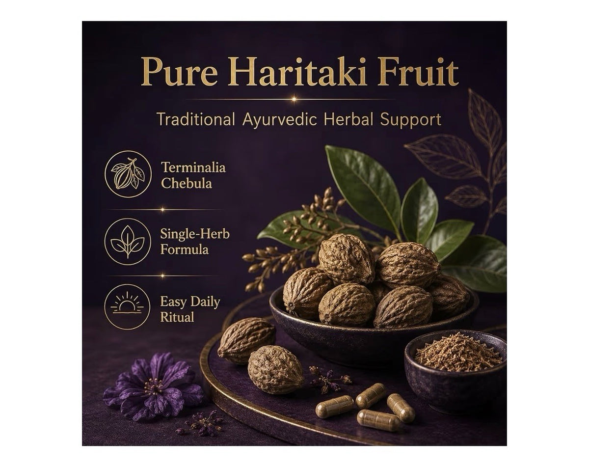 Haritaki Third Eye Focus & Inner Balance Terminalia Chebula Fruit Extract 120cap