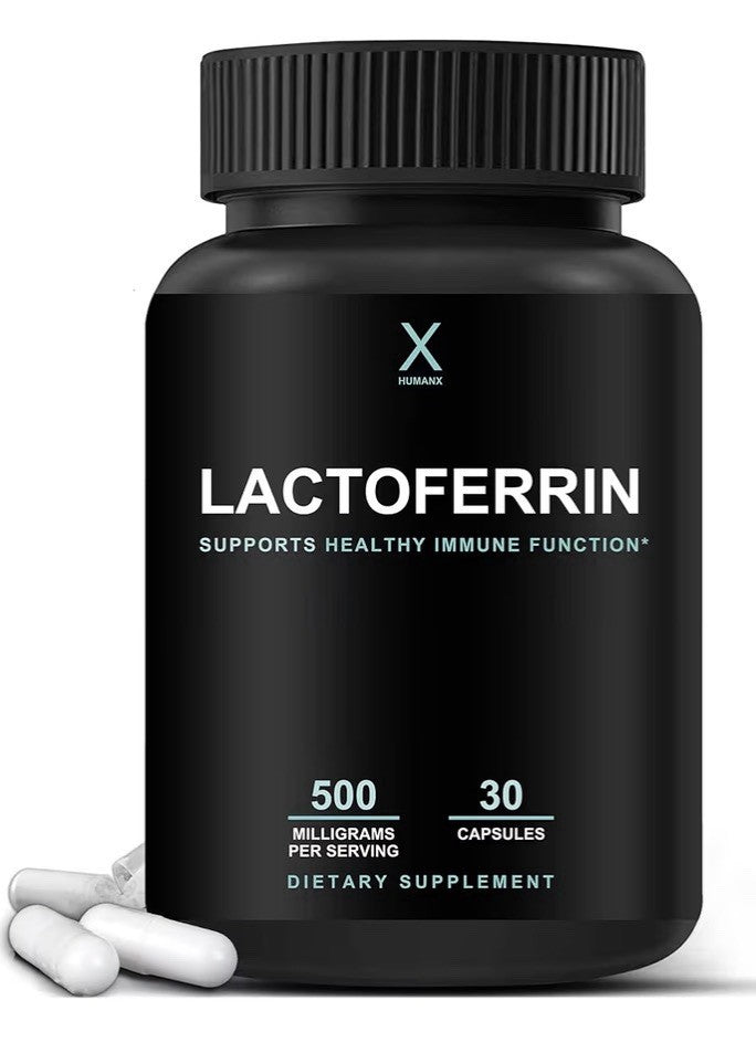 HUMANX Lactoferrin Support Healthy Immune Function 500mg Per Serving 30 Capsules