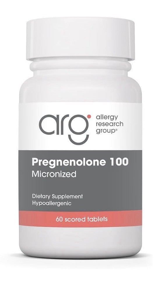 Allergy Research Group Pregnenolone 100 mg Micronized Hormone Precursor Support
