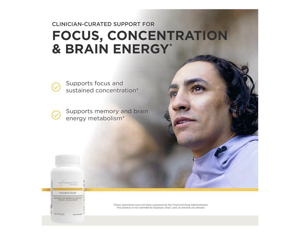 Integrative Therapeutics Neurologix Nootropic Cognition Memory Focus Mood 120cap
