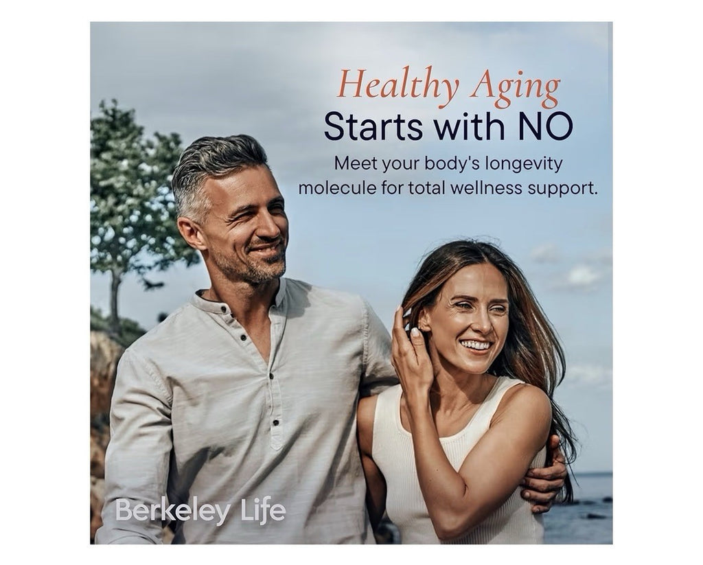 Berkeley Life Nitric Oxide Support Booster Supplement Blood Flow Energy 60 Caps