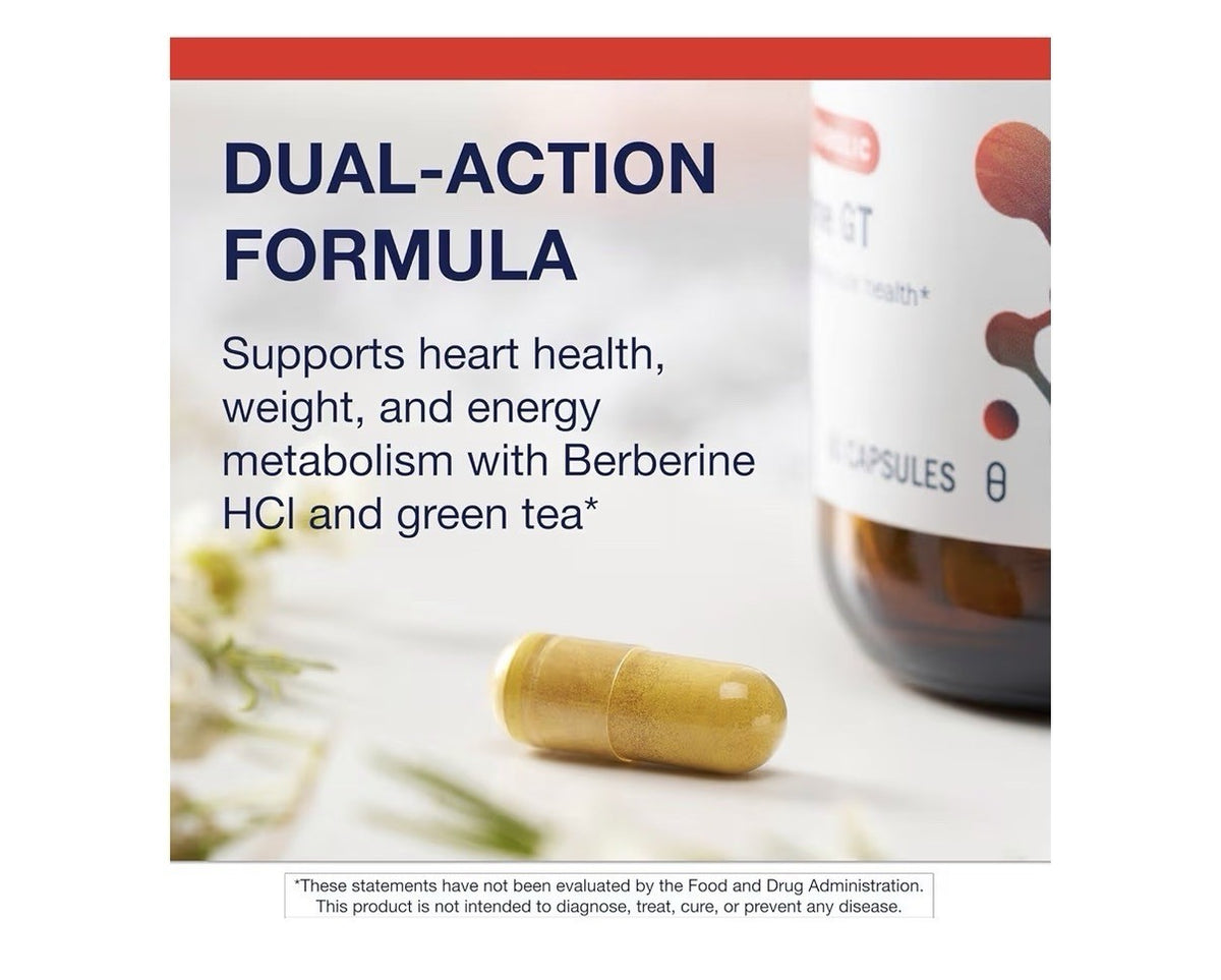 Metagenics Berberine GT Cardiometabolic Supplement Support Heart Health 90 Caps