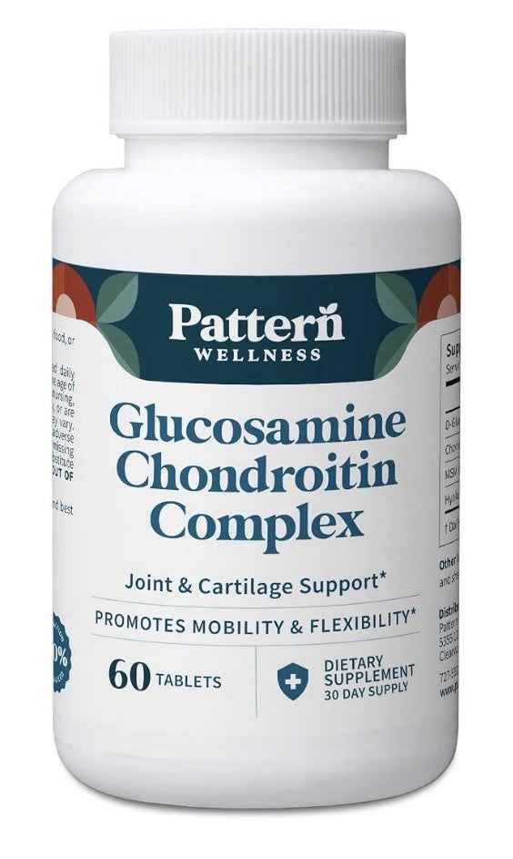 Pattern Wellness Glucosamine Chondroitin Complex Joint Cartilage Support 60 Tabs