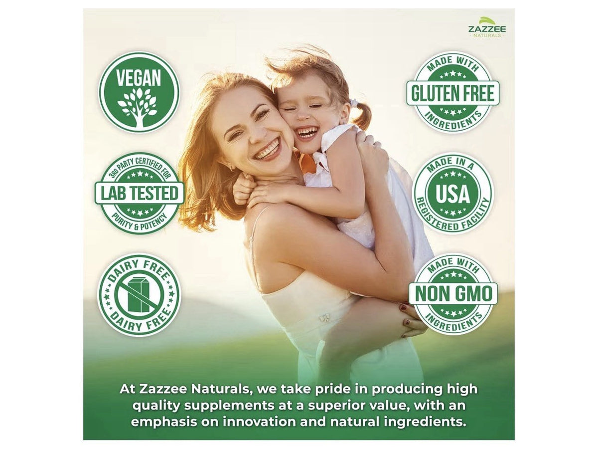 2Pack Zazzee Fenugreek Extra Strength Healthy Lactation Overall Health Wellbeing