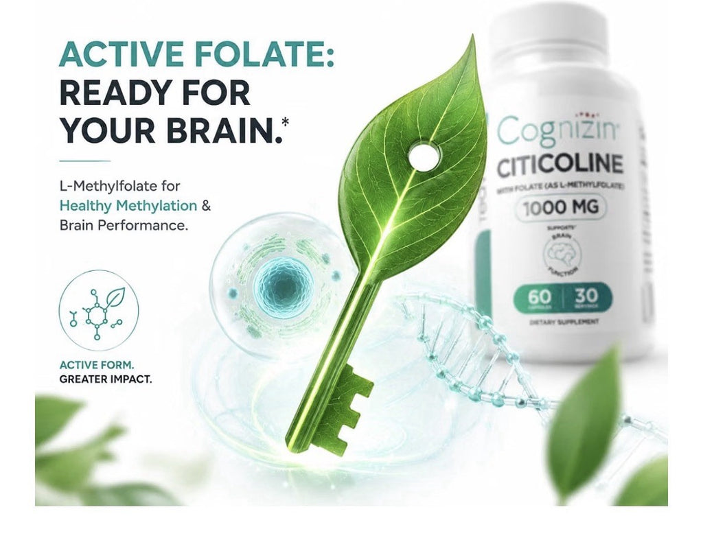 Teaveli Cognizin Citicoline 1000mg CDP Choline Brain Function Support 60Capsules