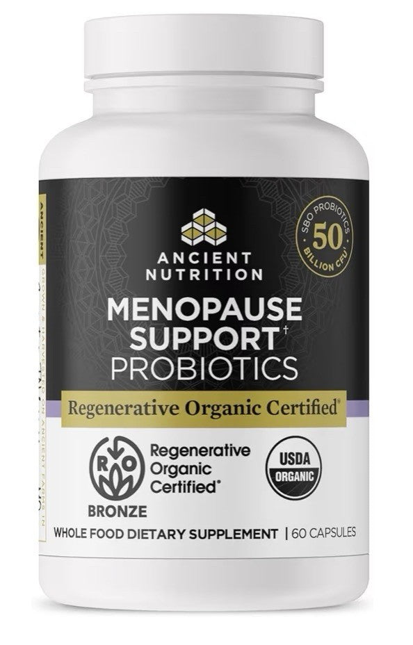 Ancient Nutrition Menopause Support Probiotics Women Regenerative Organic 60Cap