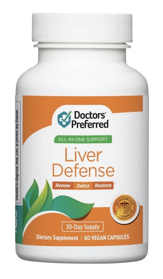 DOCTORS' PREFERRED Liver Defense Renew Detox Restore 60 Capsules