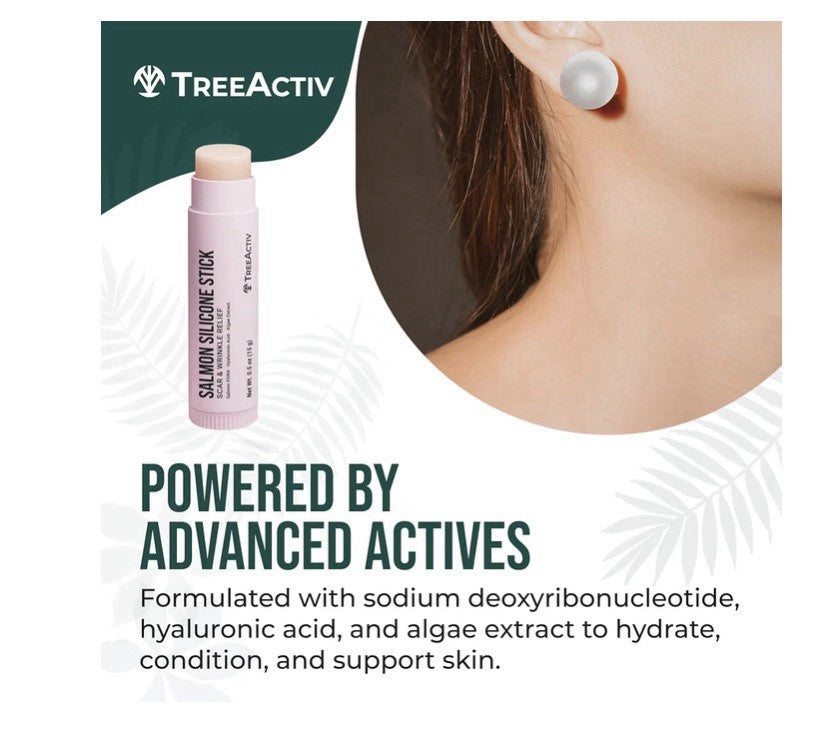 TreeActiv Salmon PDRN & Silicone Scar Stick Balm Scar & Wrinkle Relied 1 Pcs