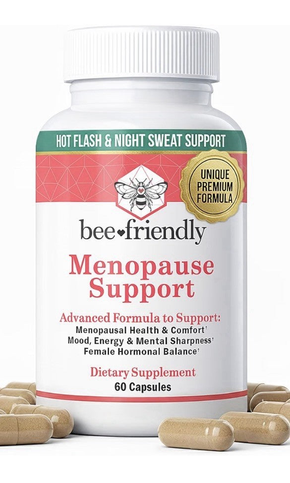 Beefriendly Menopause Support Mood Energy Hormone Balance for Women 60 Capsules
