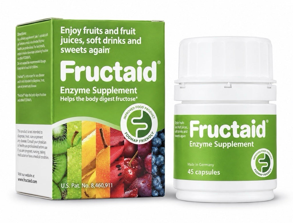 Fructaid Enzyme Supplement Enjoy Fruits, Soft Drinks And Sweets Again 45Capsules