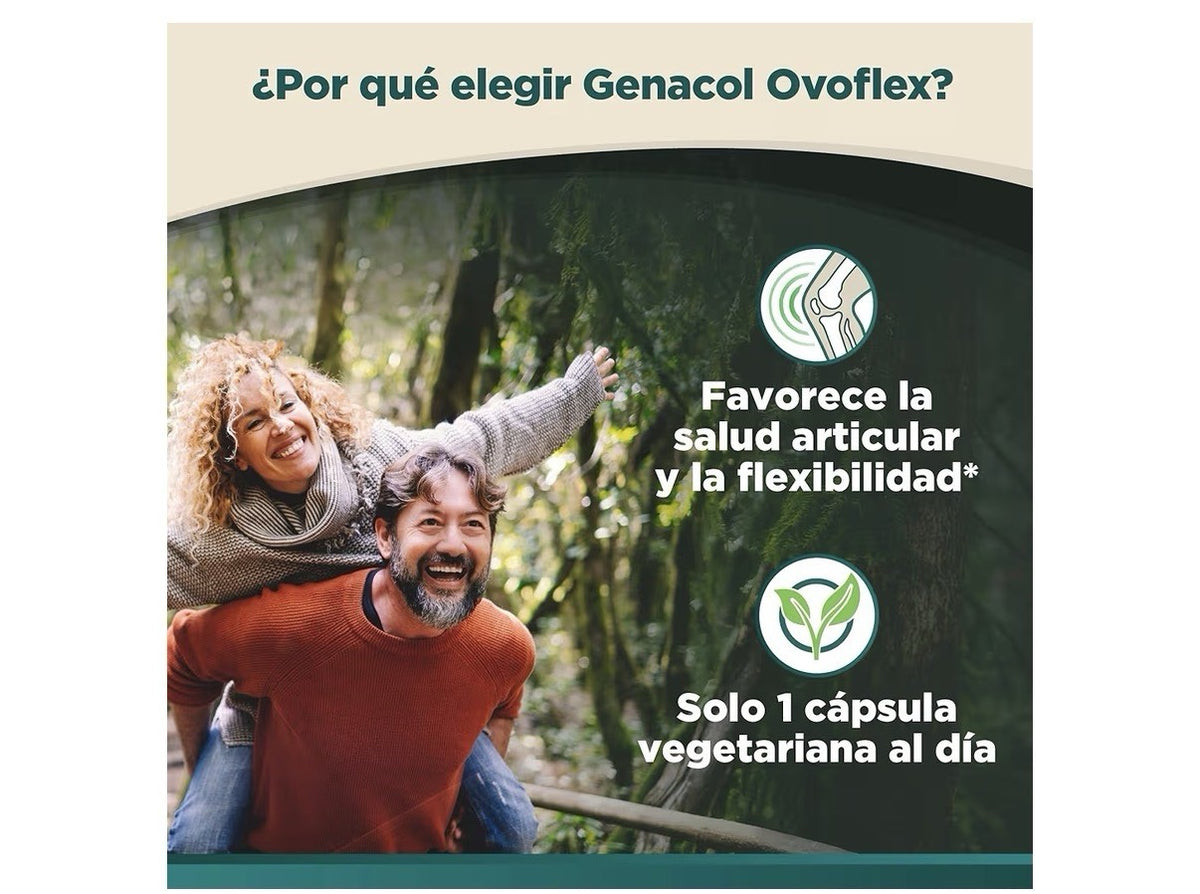 Genacol Ovoflex Eggshell Membrane Healthy Joint Comfort Flexibility 30 Capsules