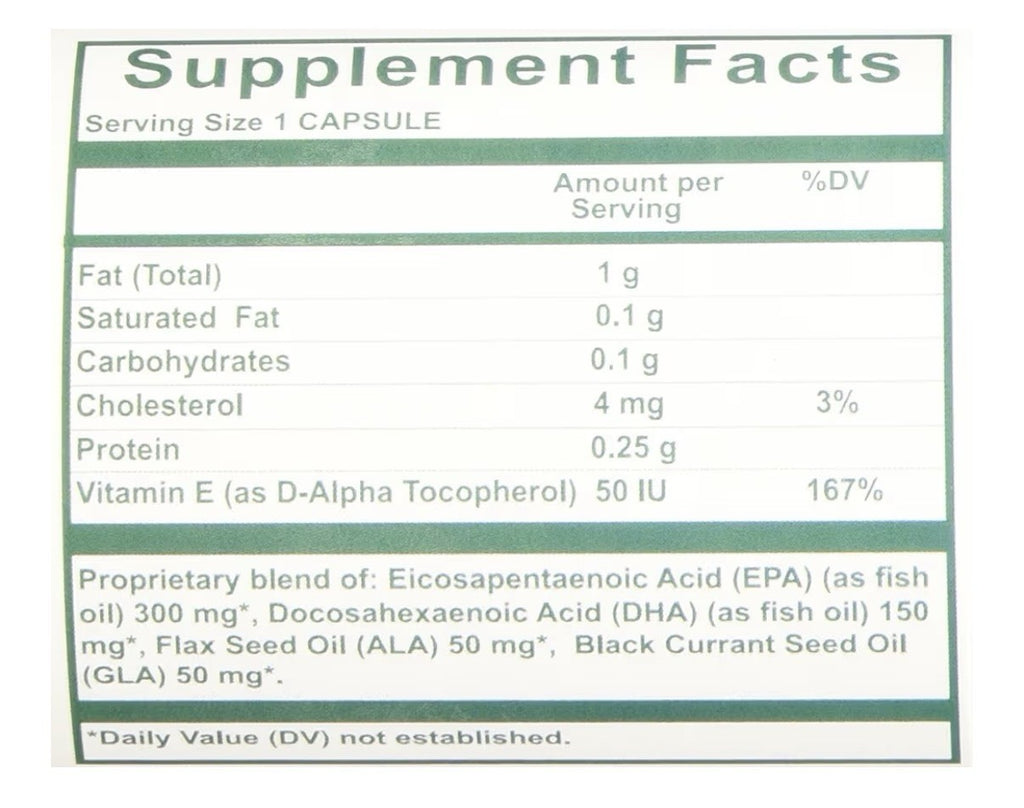Nutri-West  Complete Omega-3 Essentials 2:1 Dietary Supplement 90 Capsules